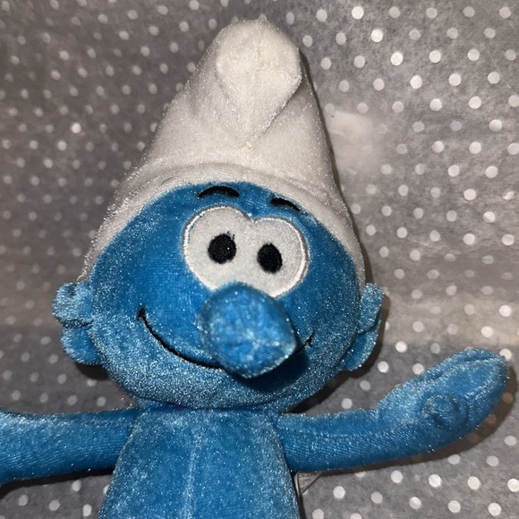 SMURF 13" PLUSH NANCO PEYO 2010 Stuffed Toy Happy Smiling, Clean, Smoke Free. - Picture 3 of 3